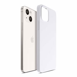 3mk Hardy Silicone MagDėklas iPhone 14 Plus - baltas