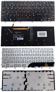 Klaviatūra DELL Inspiron 7558, 7568, XPS 15 9550, 9560, 9570, su pašvietimu, US