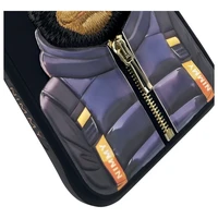 Nimmy Cool&Cute 2.0 beždžionės dėklas iPhone 15 Pro - juodas