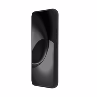 juodas silikoninis dėklas telefonui Samsung Galaxy S23 Plus