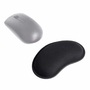 Ergonominis riešo kilimėlis 130 x 78 x 25 mm juodas