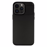 Vennus Carbon Elite dėklas telefonui Iphone 14 Pro Max juodas
