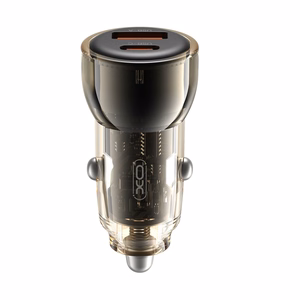 Automobilinis įkroviklis XO CC60 USB-A/USB-C 60W mėlynas