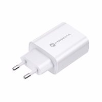Įkroviklis Forcell + "USB-C (Type-C) to Lightning Cable" (1xUSB-C 3A 20W) baltas