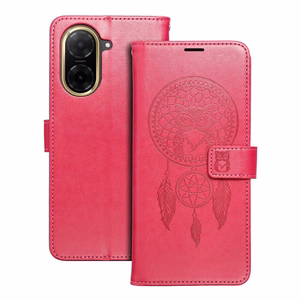 MEZZO knyginis dėklas telefonui XIAOMI Redmi A5 (173,3 x 79,4 x 8,26) sapnų gaudyklė magenta