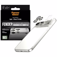 PanzerGlass Fender kameros apsauga iPhone 17 Pro Max - sidabrinis
