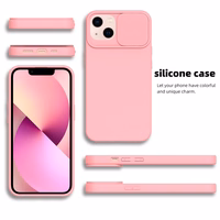 SLIDE dėklas telefonui SAMSUNG A14 5G / A14 4G šviesiai rožinis