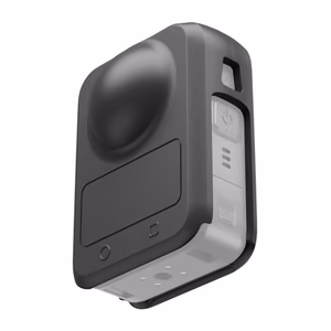 PULUZ silikoninis dėklas su objektyvo dangteliu DJI Osmo 360 (juodas)