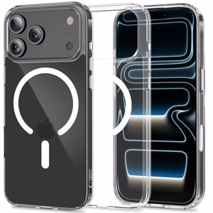 Tech-Protect Flexair Hybrid CC MagSafe dėklas iPhone 17 Pro skaidrus