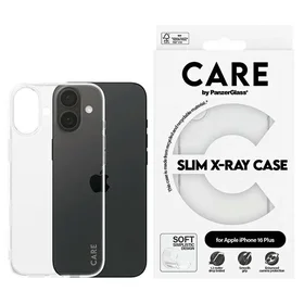 CARE by PanzerGlass X-Ray Soft Basic dėklas telefonui iPhone 16 Plus 6.7" skaidrus 1443