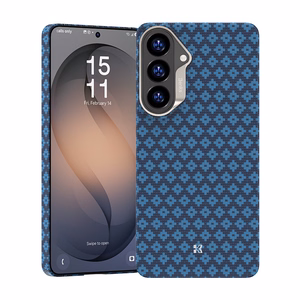 Benks Magnetic Armor Air Armor Grid Kevlar Dėklas Metal Frame 600D (A049) for Samsung Galaxy S26 Plus mėlynas