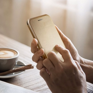 Telefono dėklas Smart Diva Xiaomi Mi 11 auksinis