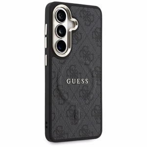 Guess dėklas 4G Embossed Ring MagSafe for Samsung Galaxy S26 juodas