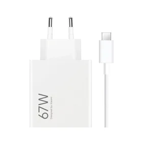 Įkroviklis Xiaomi HyperCharge Combo 67W USB-A baltas BHR9465EU