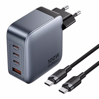 Vention 100 W įkroviklis 1xUSB-A 3xUSB-C + kabelis