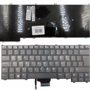 Klaviatūra Dell: Latitude E7240, E7440, D4HRW UK