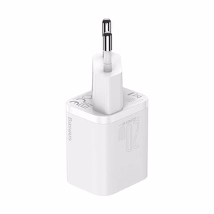 Įkroviklis Baseus Super Si 20W USB-C + USB-C to Lightning cable 1.0m baltas TZCCSUP-B02