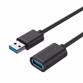UNITEK Y-C457GBK USB kabelis USB 3.2 Gen 1 (3.1 Gen 1) 1 m USB A Juoda