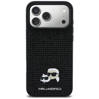 KARL LAGERFELD case for IPHONE 17 Pro Max KLHCP17X6PRKCLK (Rhinestone W/ K&C PIN) black