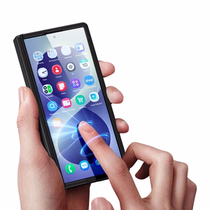 Dux Ducis Kind dėklas, skirtas Samsung Galaxy Z Fold 8 Ultra / Z Fold 7, su stovu, suderinamas su MagSafe – juodas