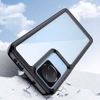 Outer Space Case dėklas telefonui Xiaomi Poco F4 5G su lanksčiu rėmu mėlynas