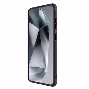Nillkin CamShield Pro dėklas telefonui Samsung Galaxy S25 su kameros dangteliu - Juodas