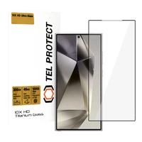 Grūdintas stiklas "Tel Protect 10X HD Titanium", skirtas "Samsung Galaxy S24 Ultra" (su pirštų atspaudų atrakinimo funkcija) (vokas)