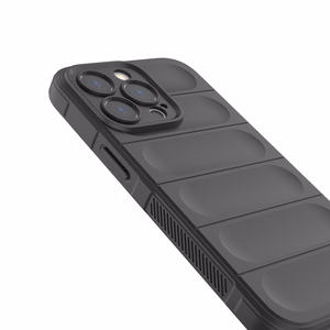 Чехол Magic Shield для iPhone 13 Pro гибкий бронированный тёмно-синий