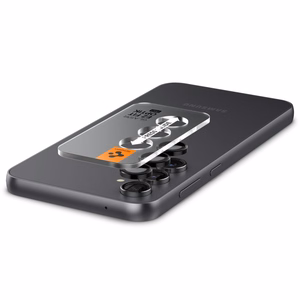 Spigen Glas.tR EZ Fit Optik apsauginis stiklas kamerai Samsung Galaxy S23 FE - juodas, 2 vnt.