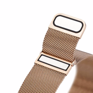 DUX DUCIS dirželis MILANESE nerūdijančio plieno magnetinis 22 mm auksinis