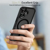 Tech-Protect MagCam MagSafe dėklas telefonui iPhone 17 - matinė juoda