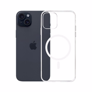 3mk Skaidrus Magnetinis dėklas Apple iPhone 15 - skaidrus