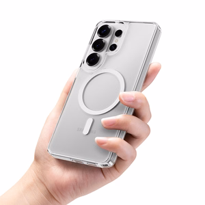 Rock Crystal skaidrus Series Magnetic Dėklas for Samsung Galaxy S26 Ultra skaidrus