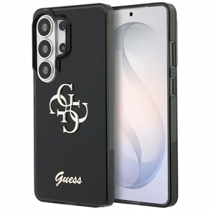 Guess Case for Samsung S26 Ultra GUHMS26LHGTMLCGK (IML Big Metal 4G and Script) Black