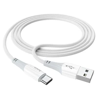 Kabelis USB A į USB C Hoco 3A 1 m X70 baltas