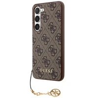 Guess 4G Charms Collection dėklas telefonui Samsung Galaxy A35 - rudas