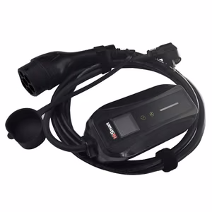 Переносное зарядное устройство HiSmart GB/T–Schuko, 6–16 А, 3,5 кВт, 5 м, однофазное