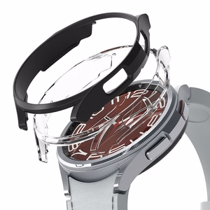 Ringke Slim 2 dalių dėklas Samsung Galaxy Watch 6 Classic 43mm - juodas ir skaidrus