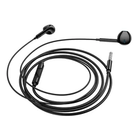 Borofone ausinės BM100 Fuente su mikrofonu juodos