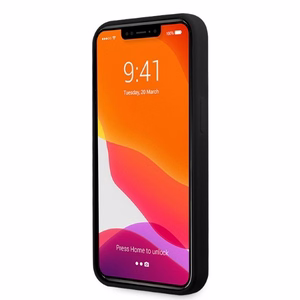 Mercedes Silikoninė Linija Magnetinis dėklas iPhone 13 Pro / iPhone 13 - juodas