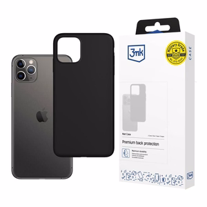3mk Matinis dėklas telefonui iPhone 11 Pro Max - juodas