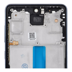 LCD ekranas SAMSUNG A73 A736 SOFT OLED su rėmeliu