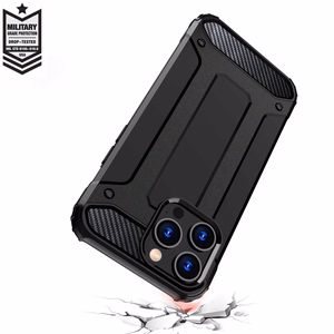 iPhone 15 Pro Hybrid Armor dėklas - mėlynas