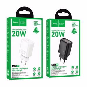 Įkroviklis Hoco USB-C QC PD 20W N60 baltas