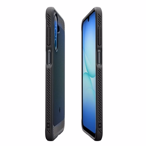 Spigen tvirtas šarvuotas dėklas telefonui Samsung Galaxy A17 - matinės juodos spalvos