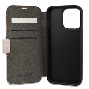 Guess GUBKP13X4GMGPI iPhone 13 Pro Max 6.7" dėklas rožinis 4G Big Metal Logo