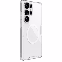 Nillkin Nature TPU Pro Magnetinis dėklas telefonui su MagSafe Samsung Galaxy S25 Ultra - Baltas