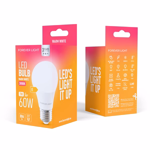 Forever Light LED Bulb E27 A60 7W 806lm 3000K class E