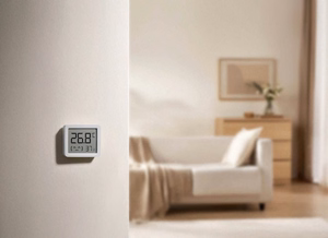 Xiaomi Smart Temperature and Humidity Monitor 3 Mini QBH4312GL – compact temperature-and-humidity monitor, white