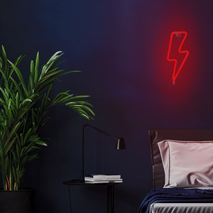Neon LED Light BOLT raudonas Bat + USB FLNE06 Forever Light
